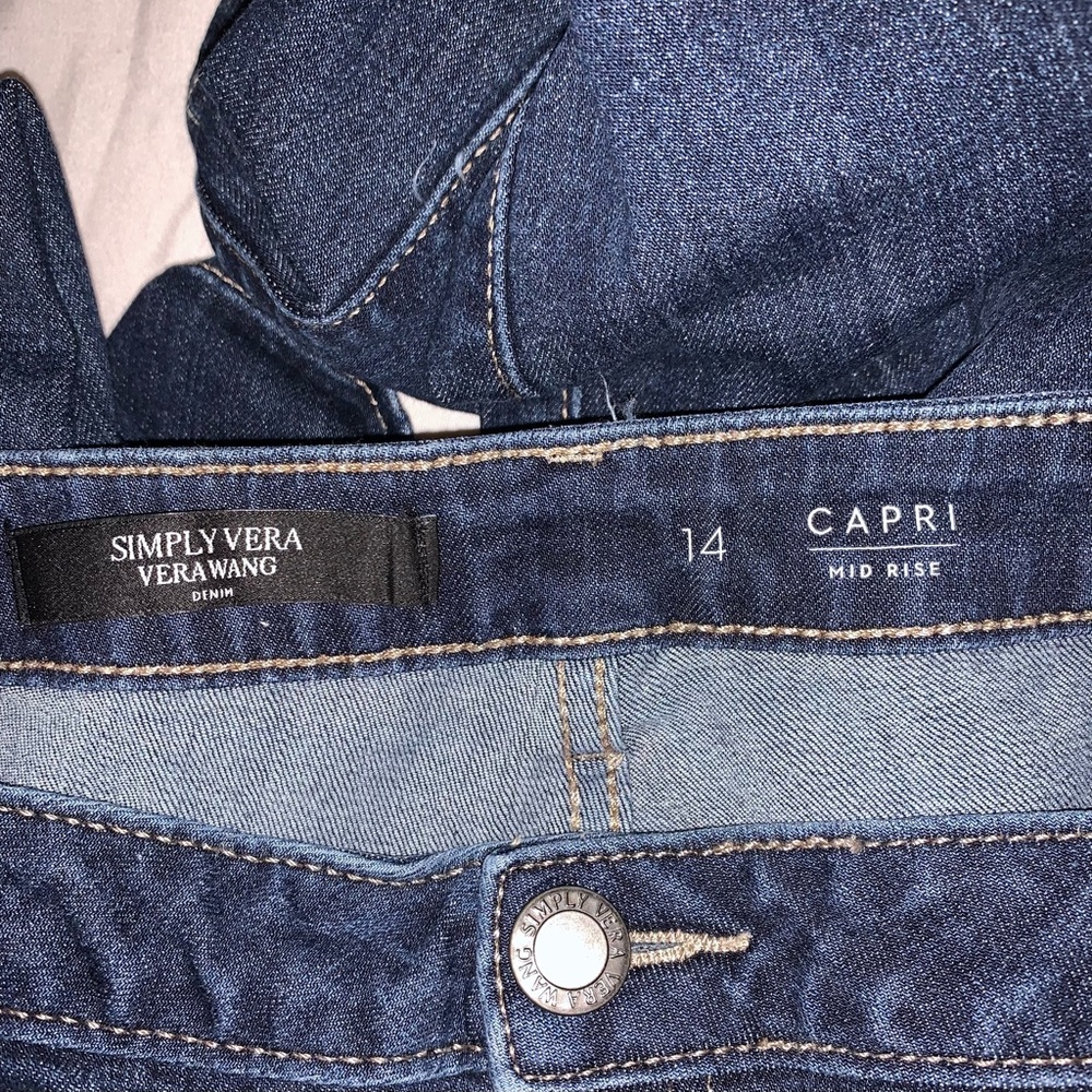 Simply Vera Vera Wang Dark Indigo Bootcut Jeans - Picture 5 of 5